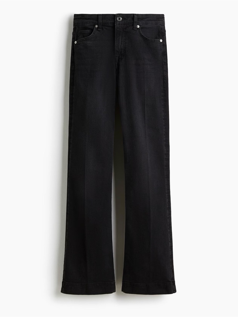 H&M Black Bootcut Jeans for Men